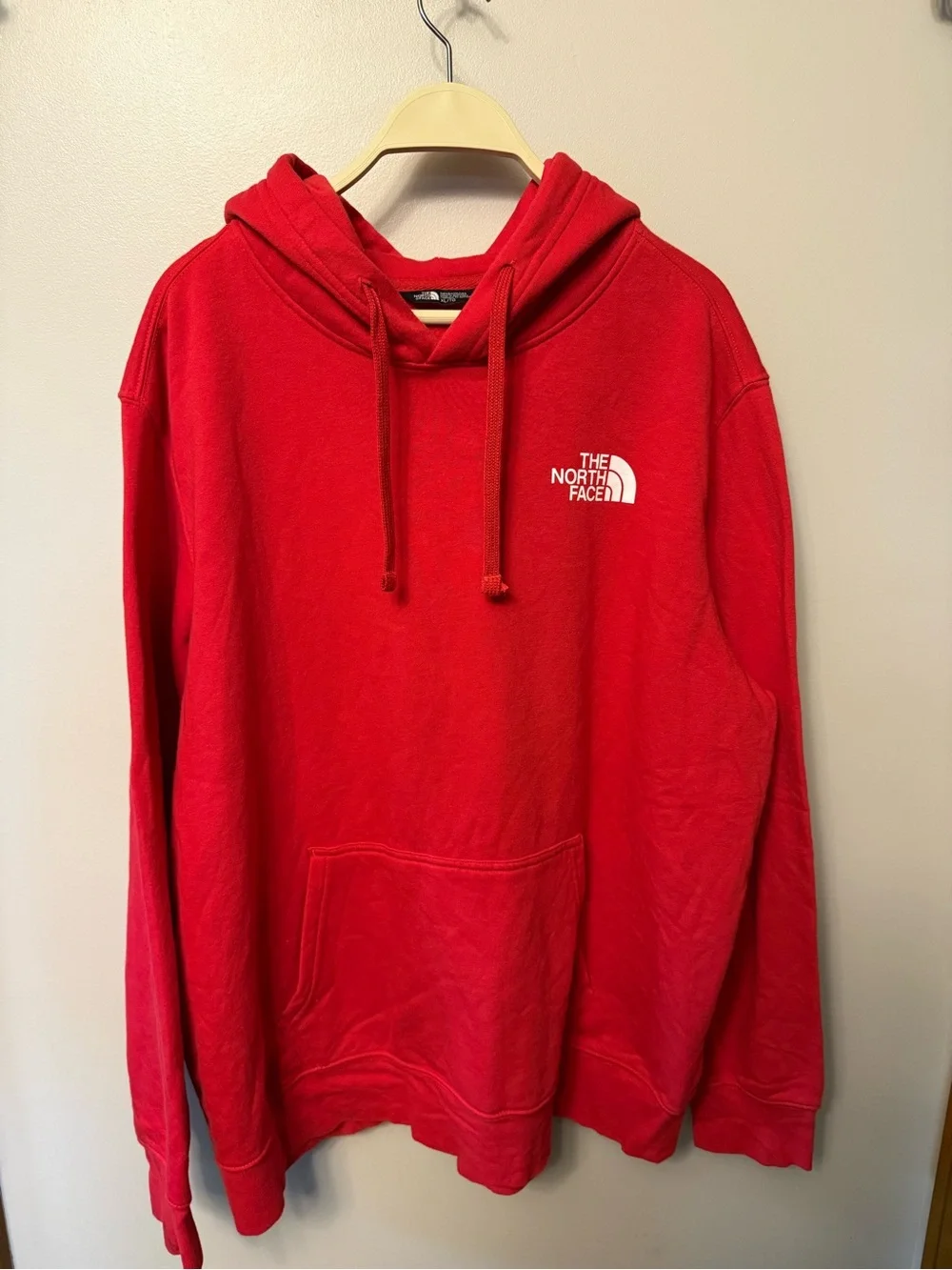 The North Face Men’s Red Hoodie Size XL